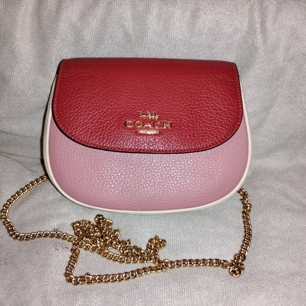 Saddle Belt Bag In Colorblock